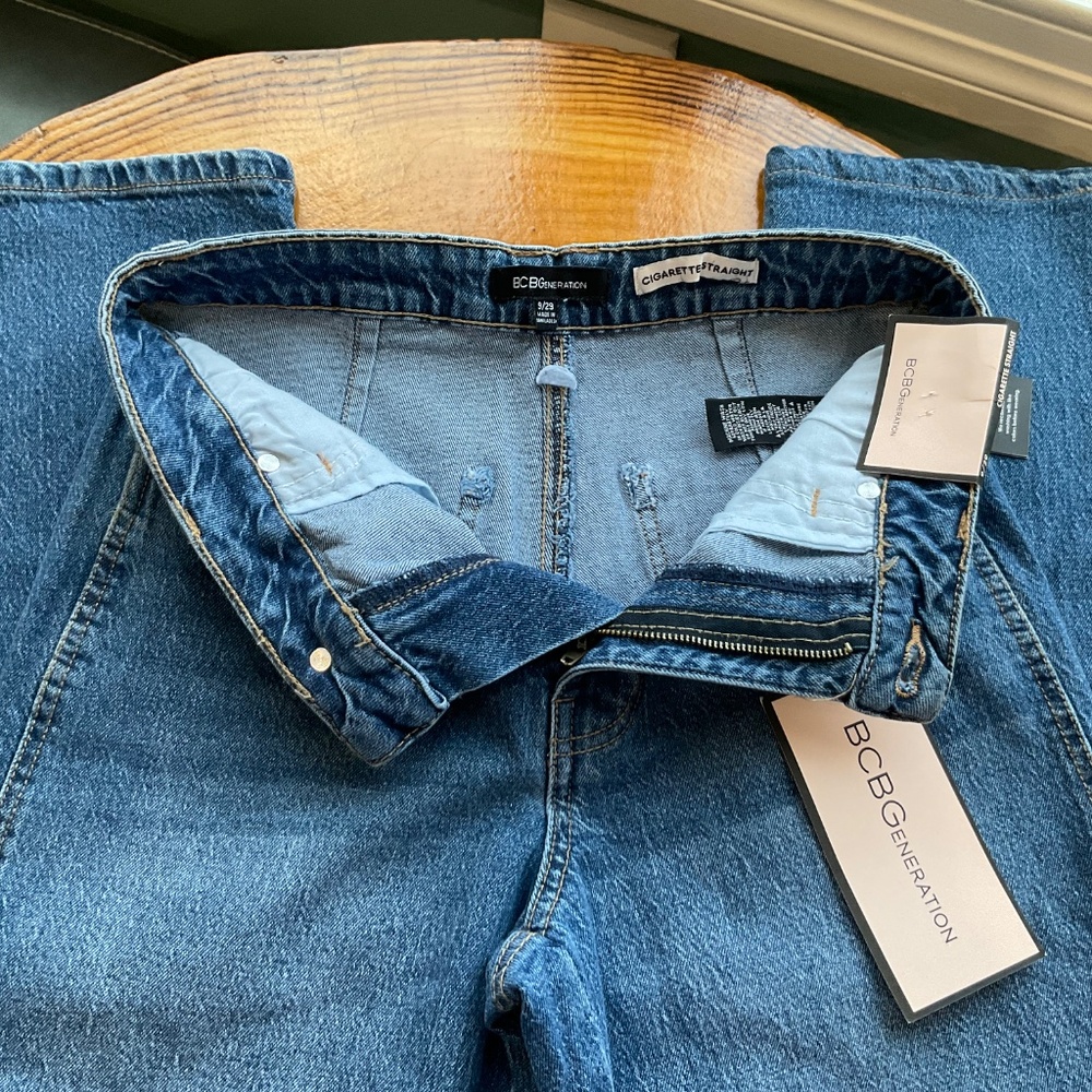 BCBGeneration Cigarette Straight Jeans Women's 9/29 NWT - Picture 3 of 10